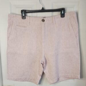 14th & Union Light Pink Flat Front Shorts